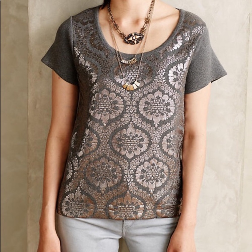 Anthropologie Moth Drawing Rm Top s